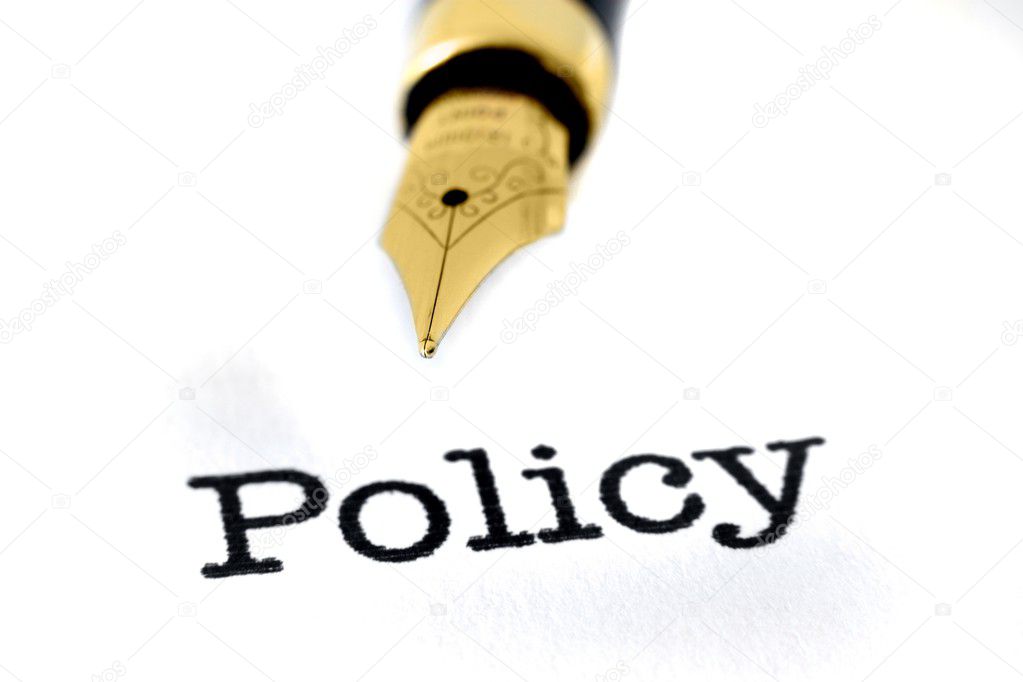Policy and pen