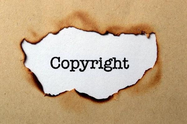 Concepto de copyright — Foto de Stock