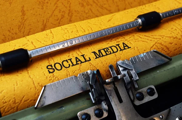 Social media — Stock Photo, Image