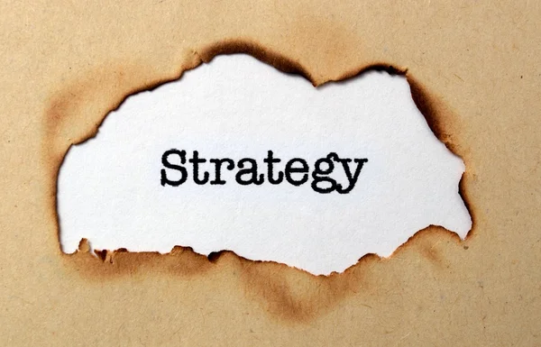 Stratejisi kavramı — Stok fotoğraf