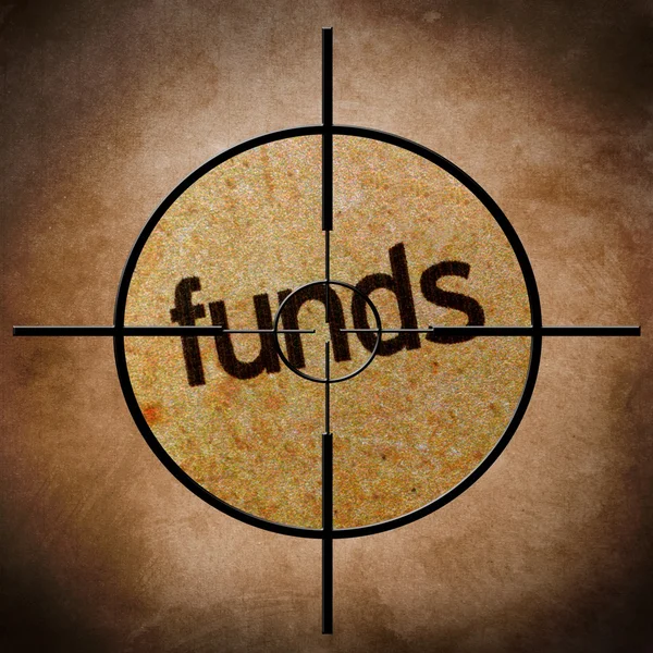 Funds target — Stock Photo, Image