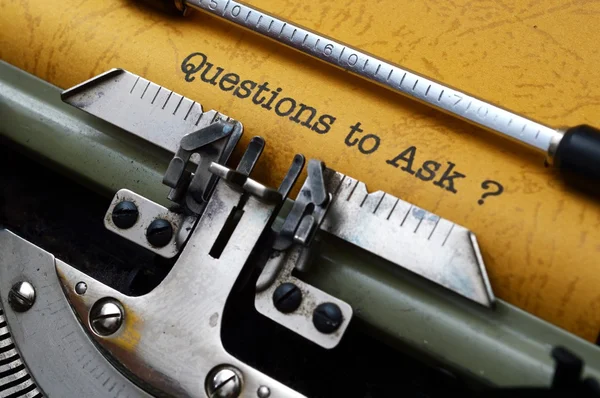 Questions to ask — Stock Photo, Image