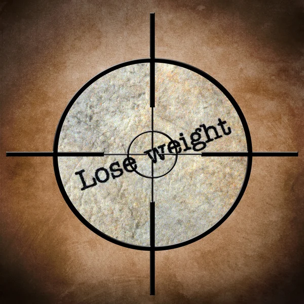 Lose weight target — Stock Photo, Image