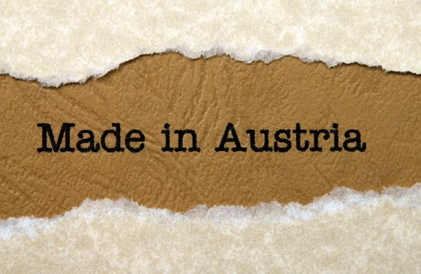 Made in Austria — Stock Photo, Image