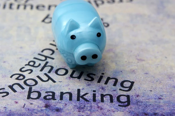 Housing banking target — Stock Photo, Image