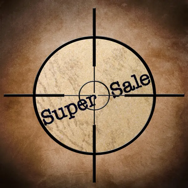 Super prodej cíl — Stock fotografie