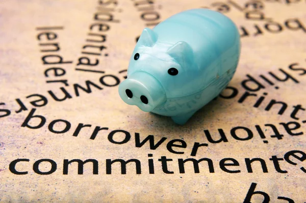 Borrower commitment concept — Stock Photo, Image