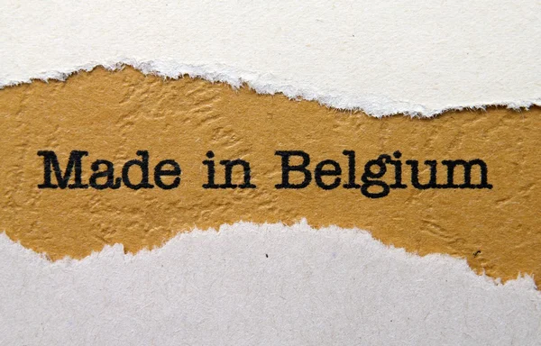 Vyrobeno v Belgii — Stock fotografie