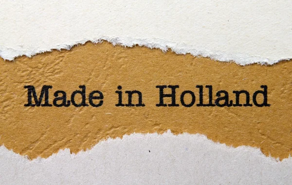 Fabricado na Holanda — Fotografia de Stock