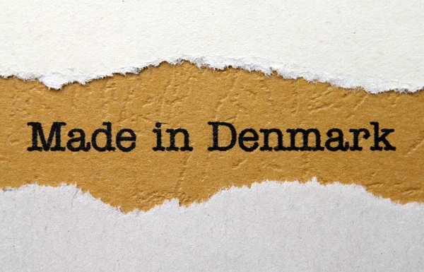 Made in Denmark — Stock fotografie