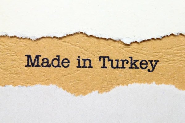 Made in Turkey — Stock Photo, Image