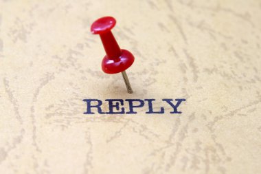 Yanıt metni üzerinde itme