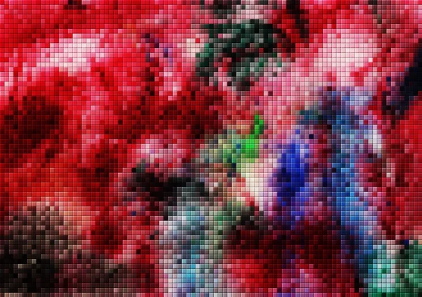 Fondo de píxel colorido — Foto de Stock