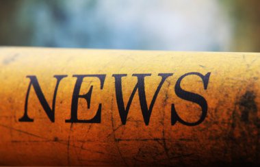 grunge kağıt üzerinde haber metin