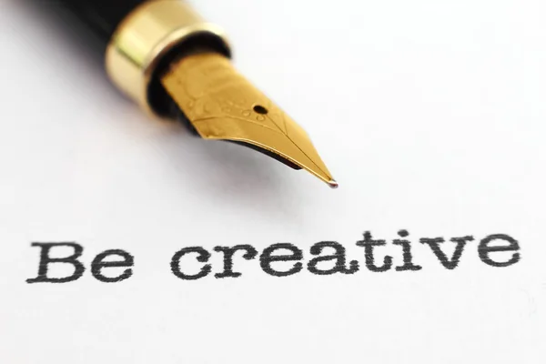 Be creative — Stock Photo, Image