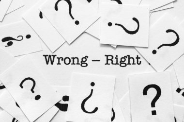 yanlış - doğru kavramı