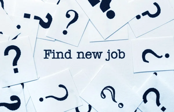 Hitta nytt jobb — Stockfoto