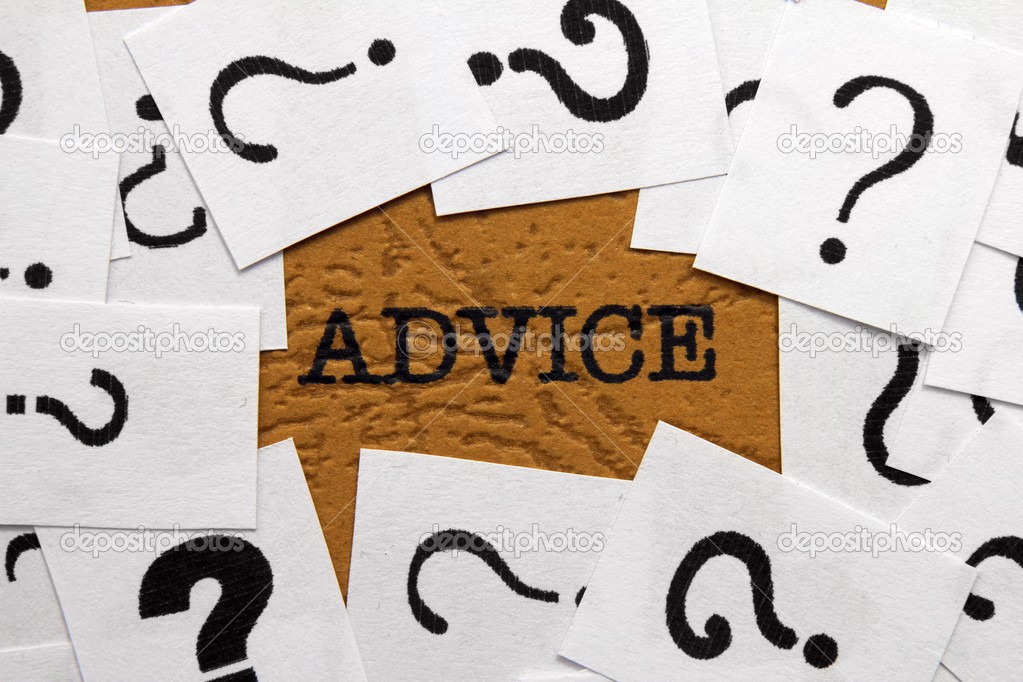 Advice and question mark