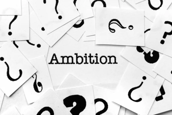 Ambitie concept — Stockfoto
