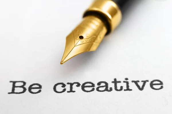 Bądź kreatywny — Zdjęcie stockowe