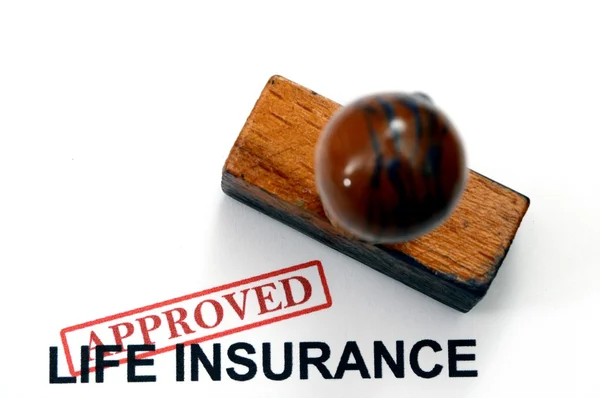 Life insurane - approved — Stock Photo, Image