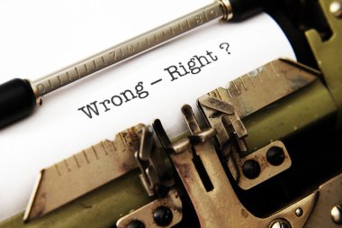 yanlış sağ kavramı