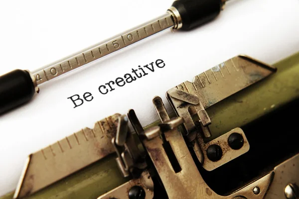Seja criativo — Fotografia de Stock
