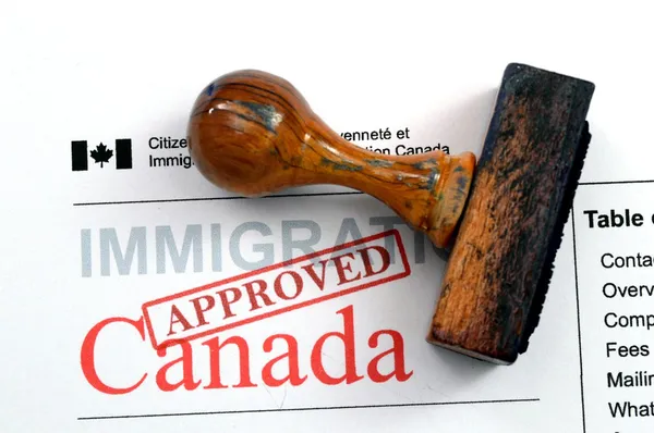 Immigratie canada - goedgekeurd — Stockfoto