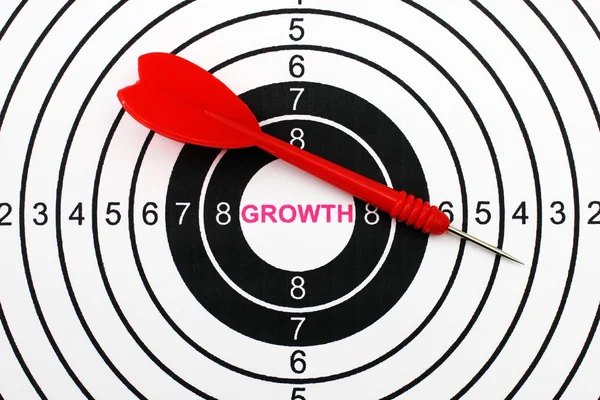 Growth target — Stock Photo, Image