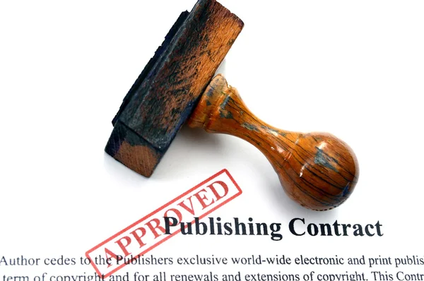 Publishing contract — Stock Photo, Image