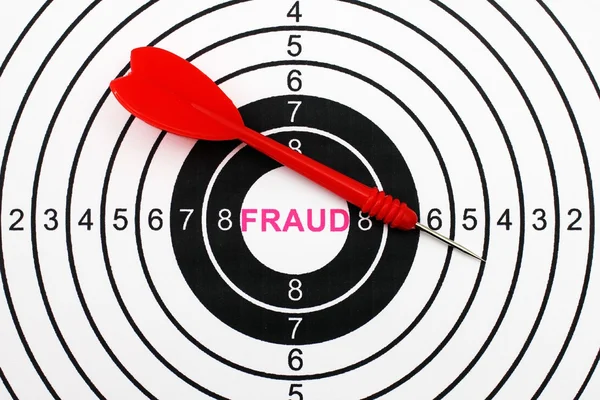 Ţintă de fraudă — Fotografie, imagine de stoc