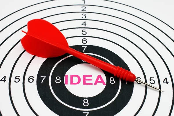 Idea target — Stock Photo, Image