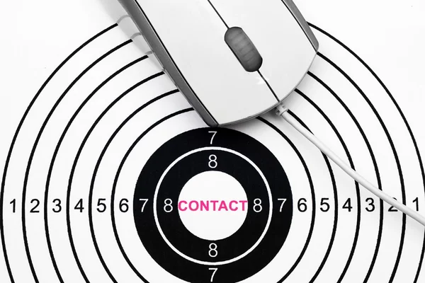 Contact target — Stock Photo, Image
