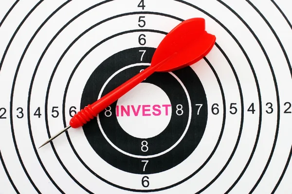 Investera mål koncept — Stockfoto