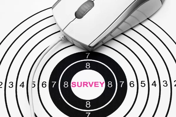 Survey target concept — Stock Photo, Image