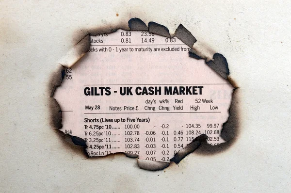 Mercado de efectivo del Reino Unido —  Fotos de Stock