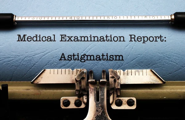 Astigmatismo — Foto de Stock