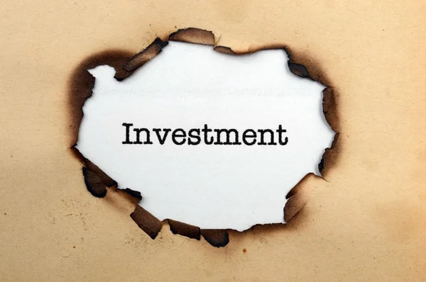 Investment — Stock Photo, Image