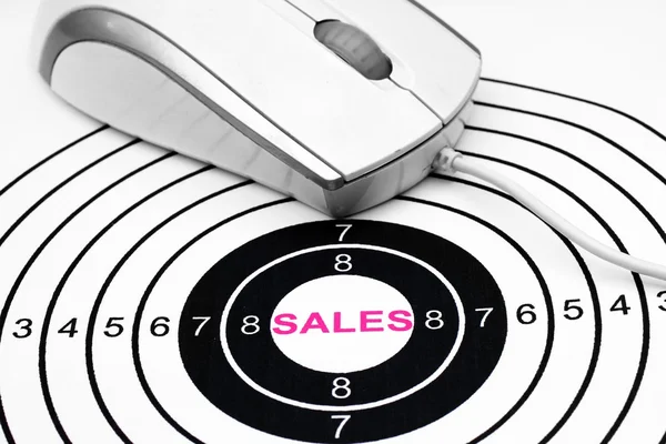 Web sales target — Stock Photo, Image