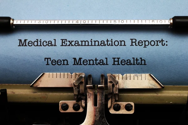 Tonåring psykisk hälsa — Stockfoto