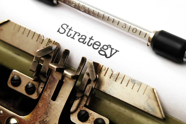 Strategie concept — Stockfoto
