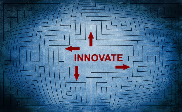 Innovate maze concept — Stock Photo, Image