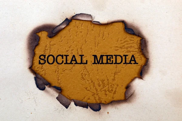 Social media — Stock Photo, Image