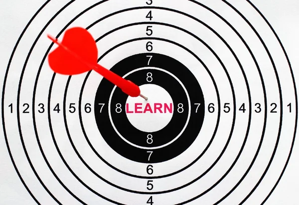 Learn target — Stock Photo, Image