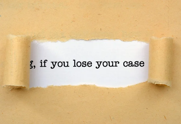 Lose your case — Stock Photo, Image