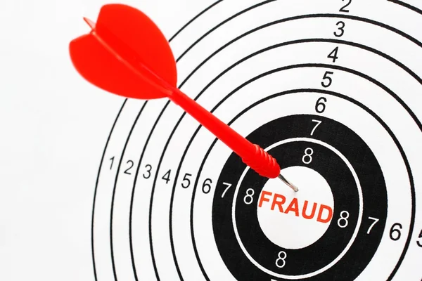 Fraud target — Stock Photo, Image