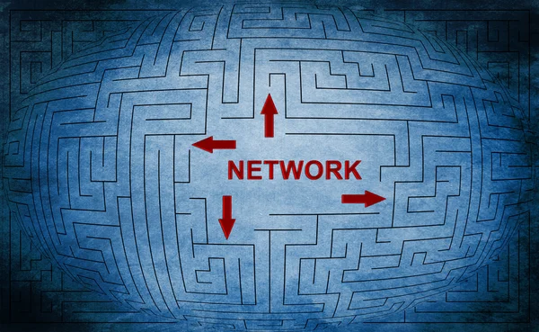 Network maze — Stock Photo, Image