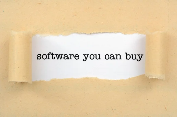 Programvara som du kan köpa — Stockfoto