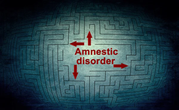 Amnestic disorder — Stock Photo, Image