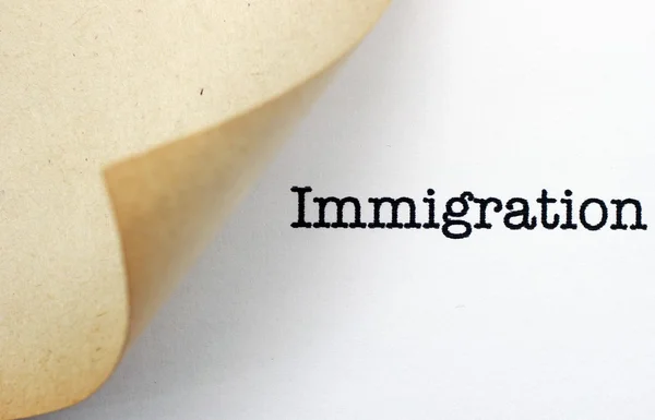 Inmigración — Foto de Stock